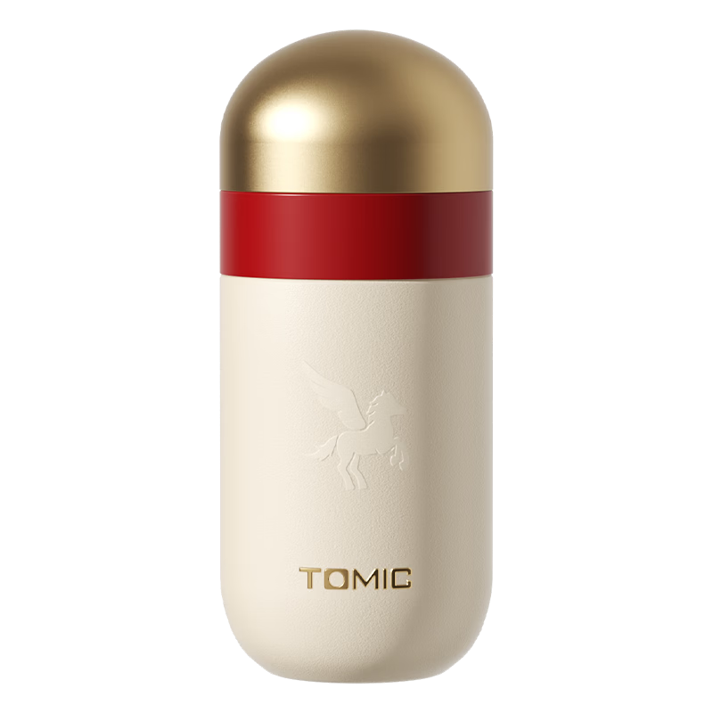 TOMIC Pure Titanium Insulated Mug Designer Collaboration Easter Egg Water Bottle Women's Tea Infuser Pocket Outdoor Cup