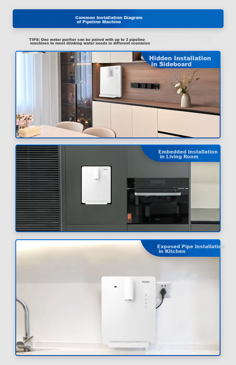 Haier Cloud Warm Wall-Mounted Water Purifier Companion Pipeline Machine 100% True Boiling No Silicone Tubing Odorless Direct Drinking Machine HGRZ2312 17