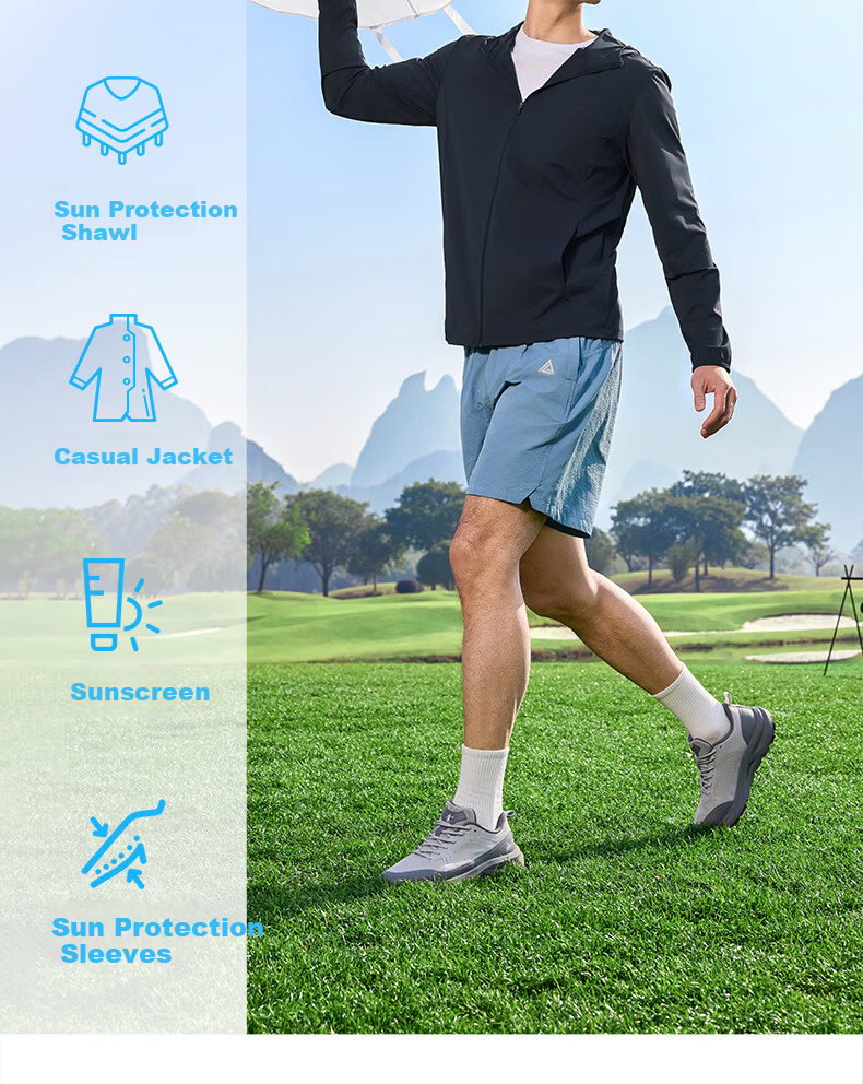 Jordan Ice Skin 4.0 Men's Sunscreen Jacket Cold White Skin UPF100+ 2026 Summer New Outdoor Lightweight Breathable Coat 13