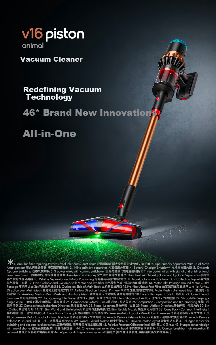 Dyson V16 Piston Animal Cordless Vacuum Cleaner Handheld Wireless Mite Removal Pet Home Use 2