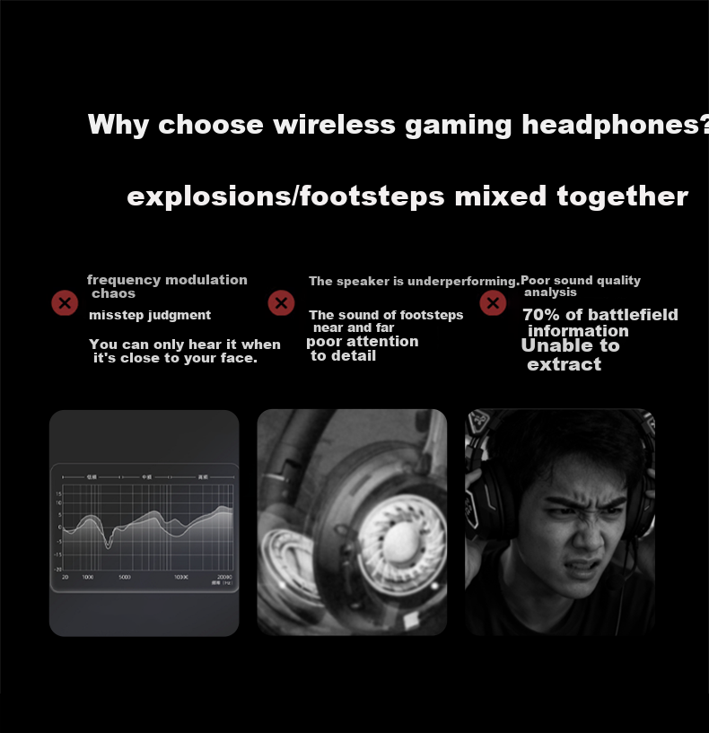 KINYO Gaming Headset Wired Over-Ear HIFI High-Quality FPS Delta Sound Positioning for PC Laptop Z5 3