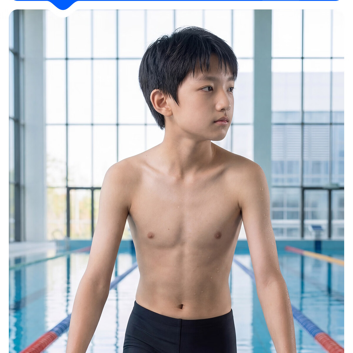 361° Kids Boys Youth Professional Training Swim Trunks Breathable Quick-Dry Sports Shorts Swimwear 5