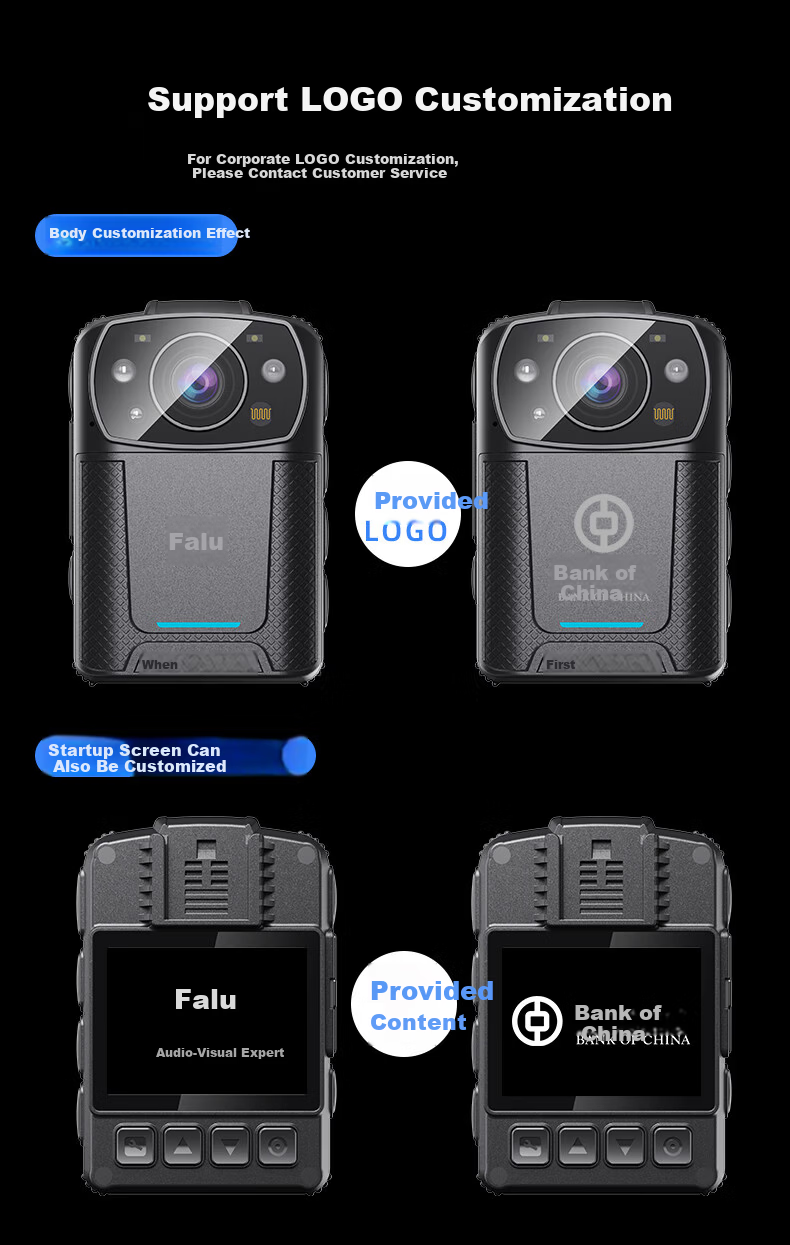 Falu Law Enforcement Recorder HD 58MP Audio Video Surveillance Device Three-Battery Long Battery Life Camera DSJ-F7 2