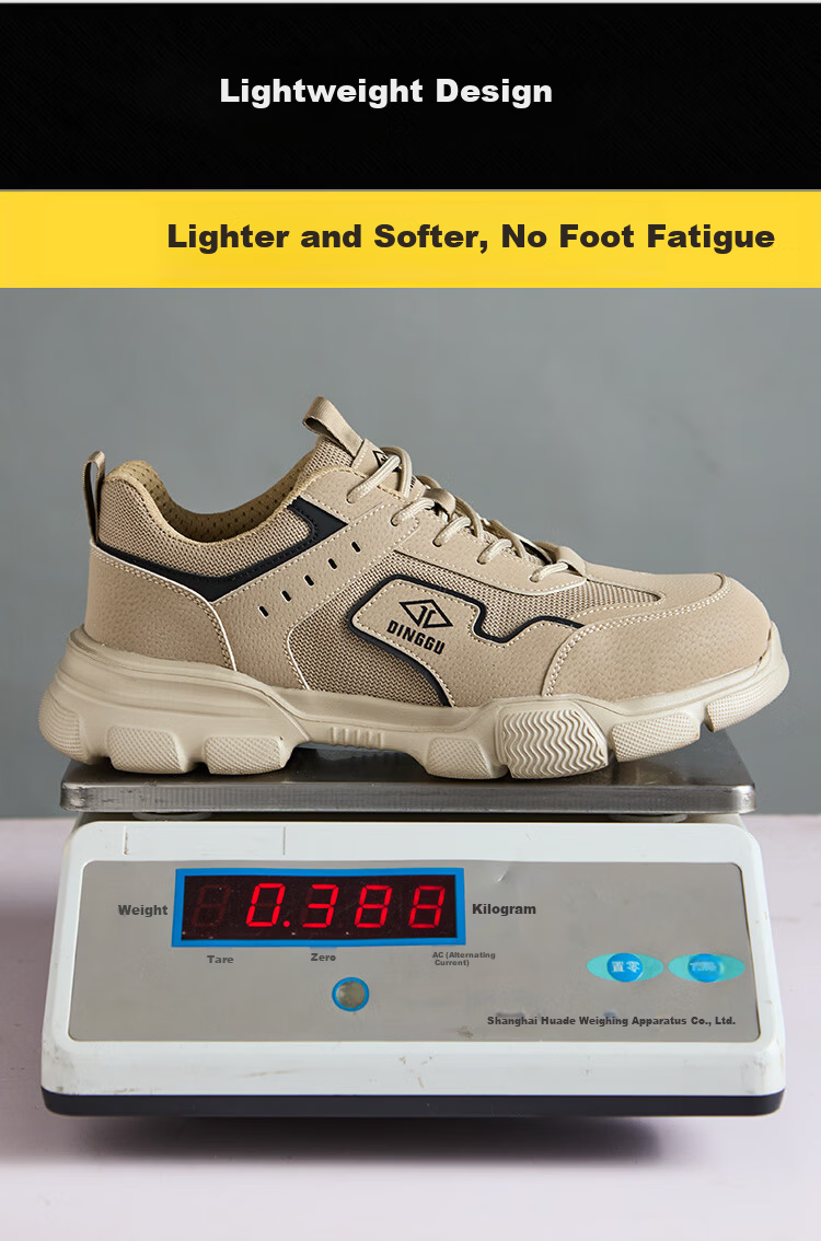 Dinggu Men's Safety Work Shoes Anti-Smash Anti-Puncture Durable Lightweight Comfortable Steel Toe JD1812MH38 3