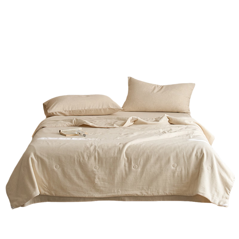 MUJI × JDear JD.com Collaboration Ma Shang Series Natural Cotton Linen Machine Washable Summer Quilt Class A Antibacterial 150*200cm