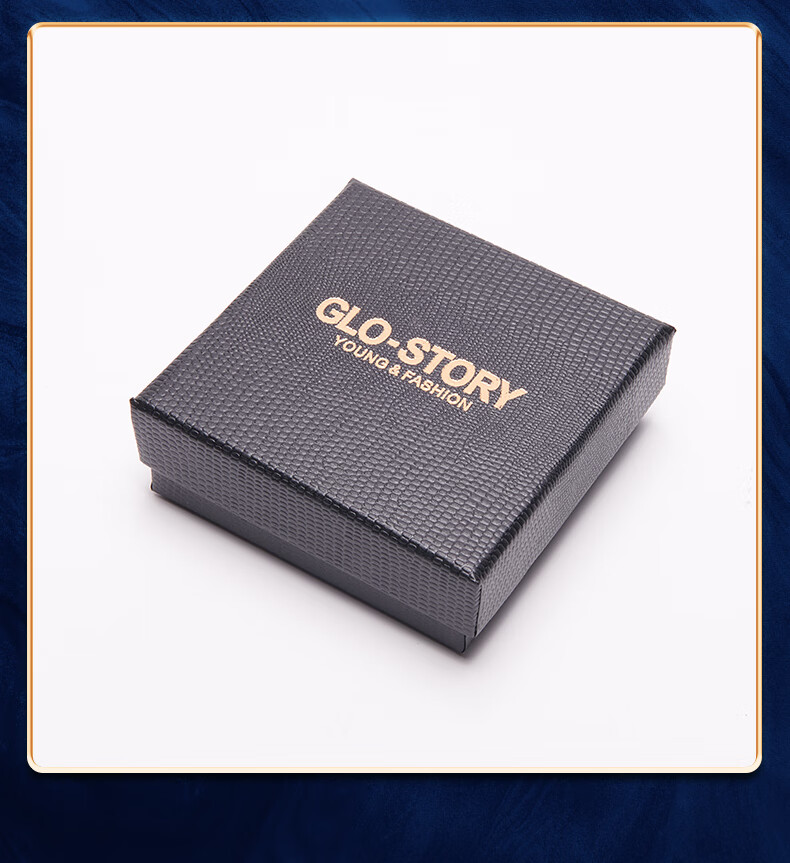 GLO-STORY Necktie Clip for Men, Formal Necktie Clip, Fashionable Minimalist Business Necktie Clip Gift Box Set MLJ934062 Silver A 11