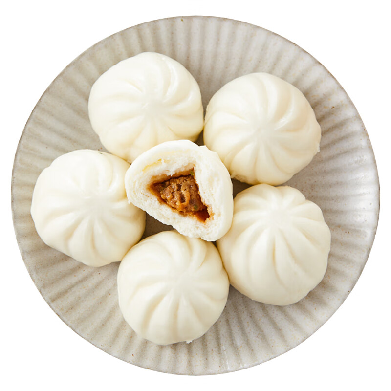 避风塘鲜肉包840g35g*24只肉包子速冻面食早餐港式早茶点心