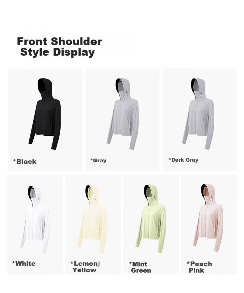 Moxun [Zhao Lusi Same Style] Original Yarn Sunscreen Jacket Women's Ice Silk Cooling UV Protection Summer New Model 14