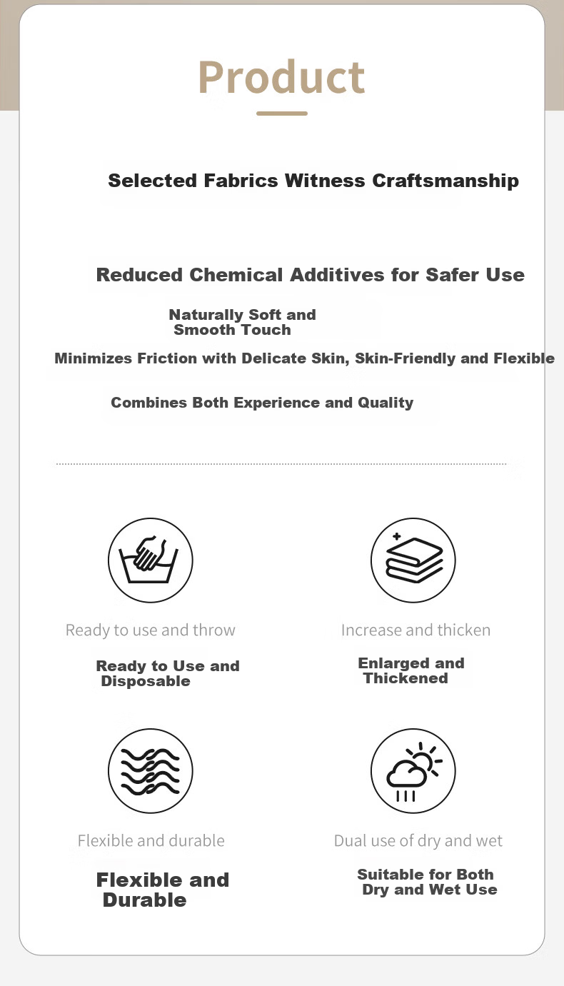 Grace Lazy Cleaning Cloth 24x30cm 50 Sheets Kitchen Disposable Absorbent Oil-Removing Dish Cloths 1