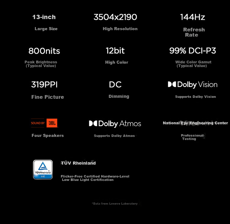 Lenovo Xiaoxin Pro GT, 13-Inch New Learning And Office AI Tablet, 3.5K Ultra-Clear Eye-Protection Screen, Snapdragon 8 Ultimate Edition, 12+512GB, Silver, with Student Subsidy And Certificatio 8