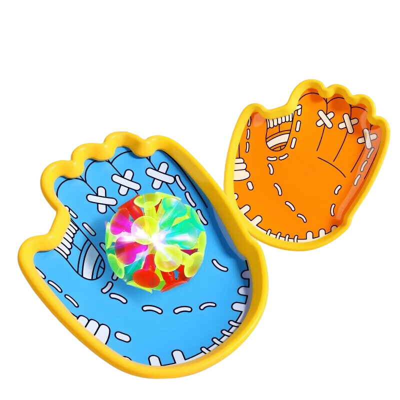 Kingstan Suction Cup Ball Children's Outdoor Toy Catch and Throw Parent-Child Indoor Palm Sticky Toy Children's Day Gift for Boys and Girls