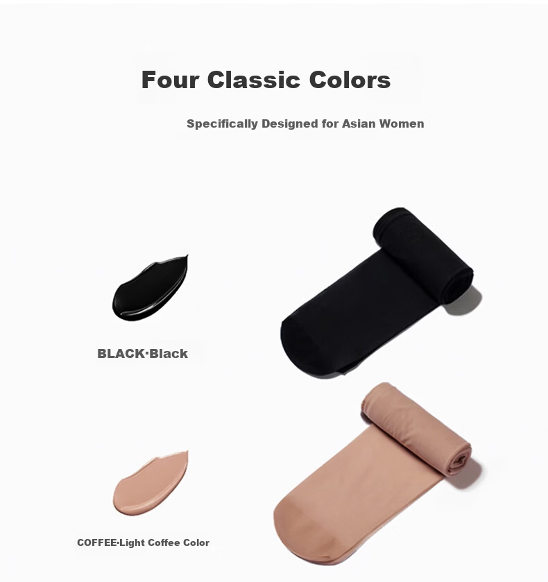 Afandi [Anti-Snag 2026 New] Bare-Leg Miracle Thin Breathable Stockings Plus Size No-Drop Crotch Pantyhose Spring Summer 4