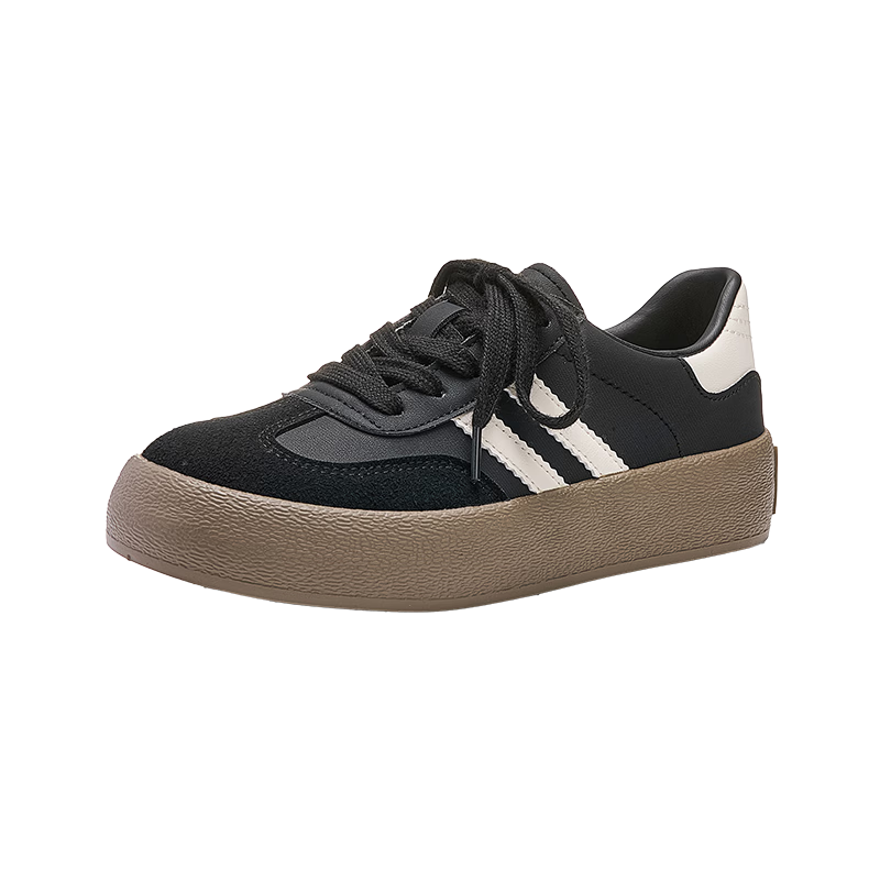 Semir De Xun Shoes, 2026 New Casual Shoes, Fashionable Classic Sneakers for Women, SFYM233655, Black, Size 35