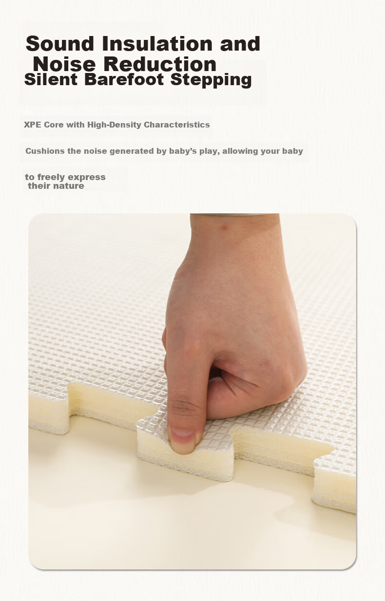 Parents Double-Sided Thickened XPE Baby Anti-Fall Crawling Mat Indoor Play Mat 6-Piece Set 2CM 7