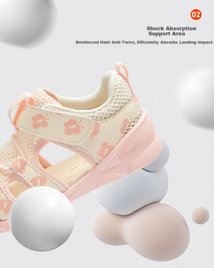 Balabala Kids Functional Shoes Toddler Walking Shoes Boys Girls Sandals 2026 Summer New Lightweight Comfortable Non-slip Durable 5