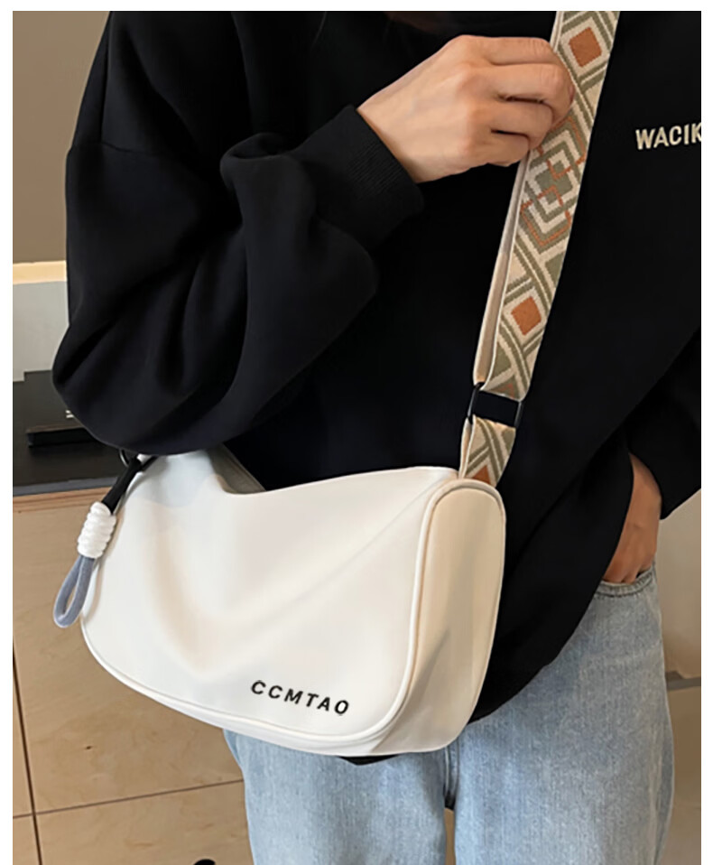 Aegean Sea Women's Shoulder Bag Crossbody Canvas Bag Commuter Fashion Light Luxury Birthday Qixi Valentine's Day Gift for Girlfriend 1