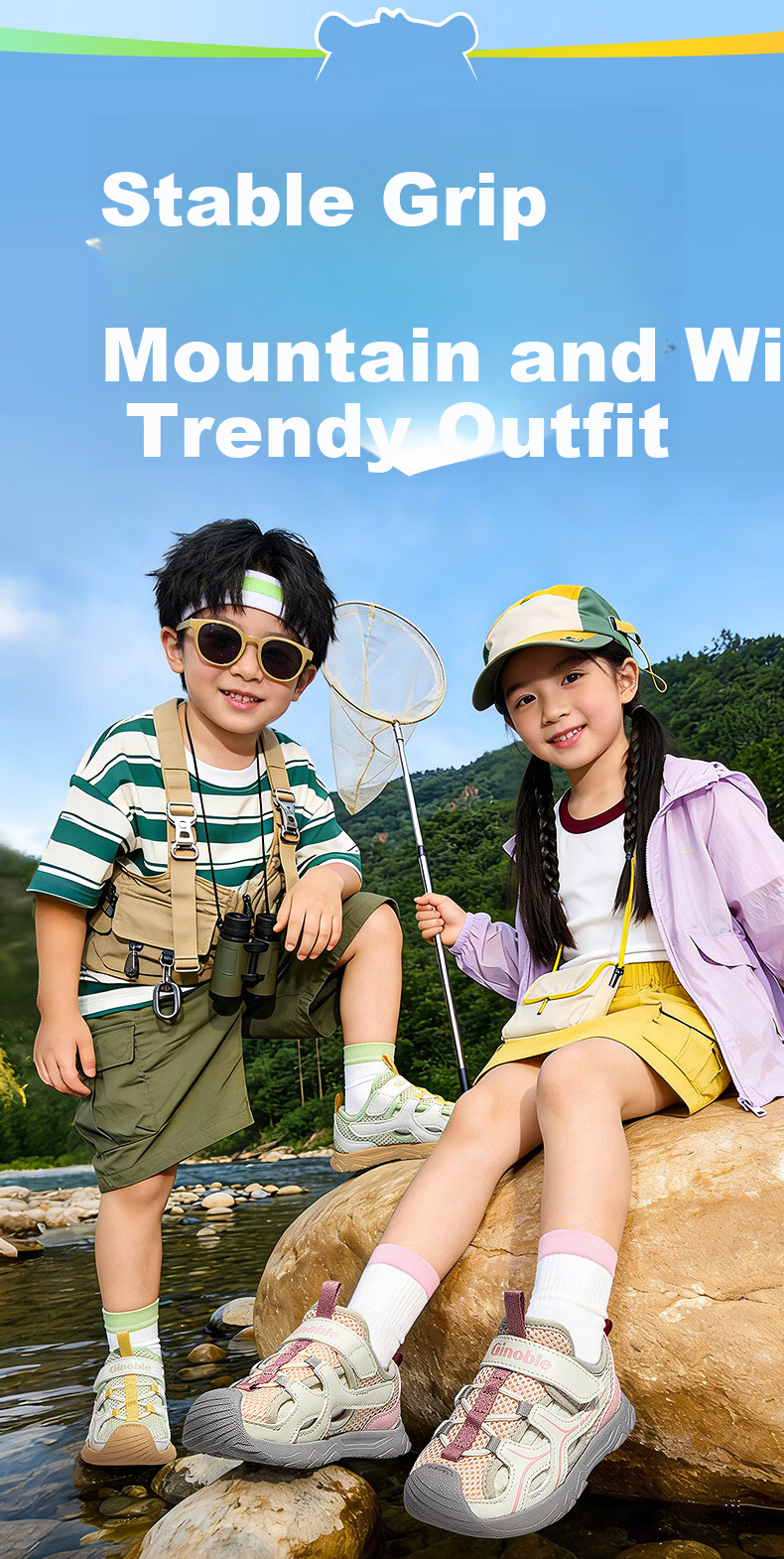 Ginoble Baby Toddler Walking Shoes 2026 Summer Breathable Sandals for Boys and Girls Ages 1-5 GW1872 Ice Green 2