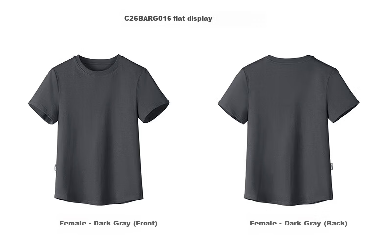 CAMEL Women's Classic Fit Solid Casual Cotton-Feel Short Sleeve Ice Cool Top C26BARLG016 French Brown M 29