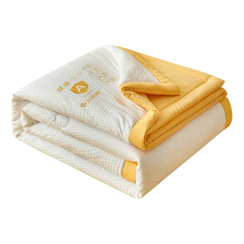 Grace Class A 10% Soybean Fiber Washable Summer Quilt, Single Summer Air Conditioning Quilt, Cooling Comforter, 180x220cm
