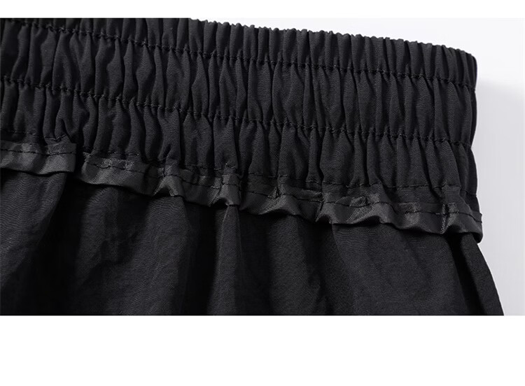 GLM Men's Summer Thin Ice Silk Casual Shorts Loose Sports Beach Mid-Length Pants 30