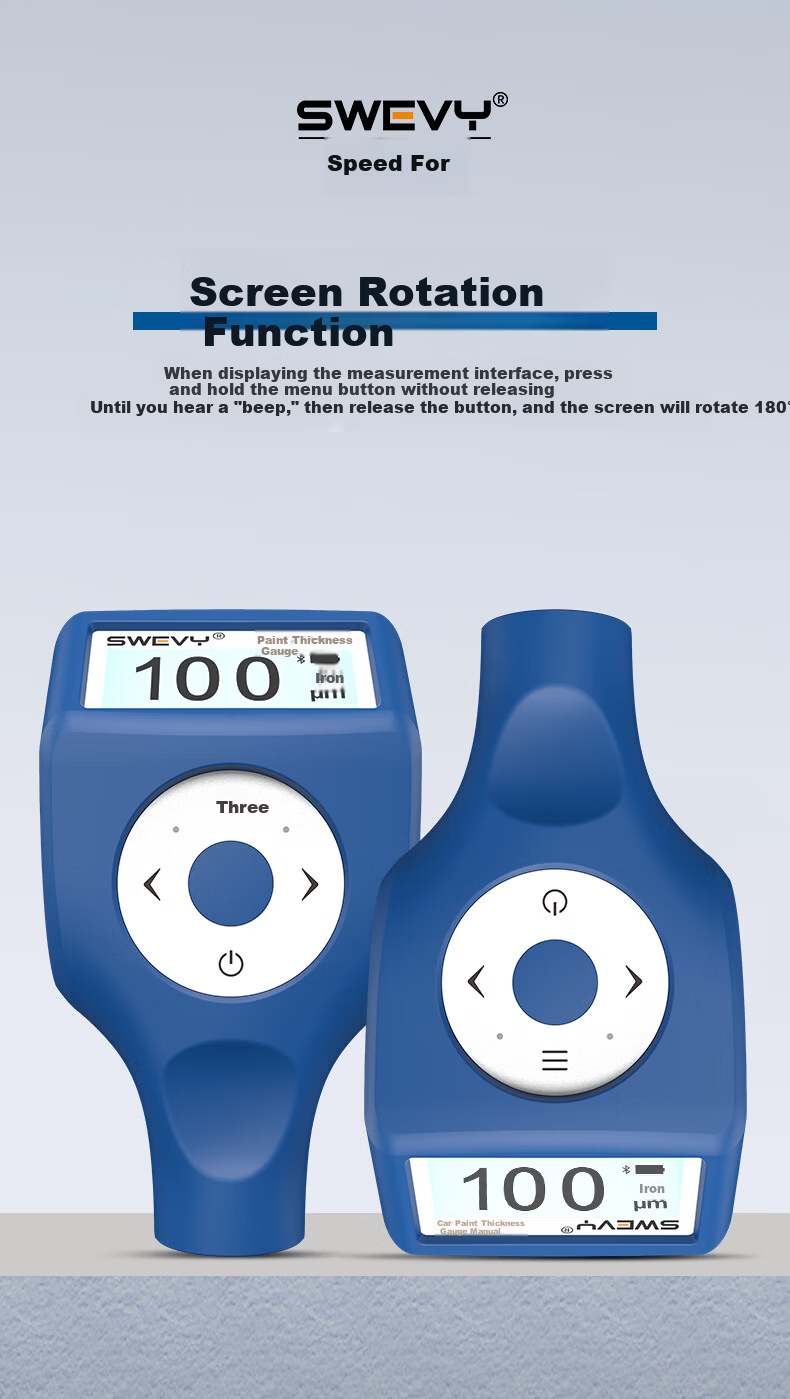 Suwei Coating Film Thickness Gauge High-Precision Coating Thickness Meter Used Car Specialized Thickness Tester SW3000 11