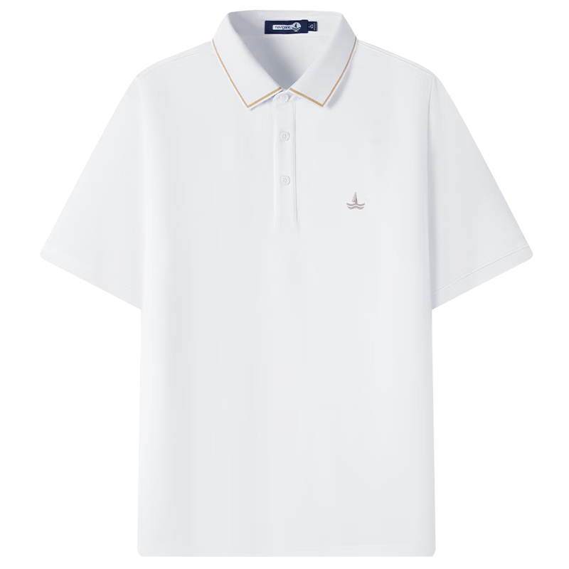 Navigare Small Sailboat Sports Casual Polo Shirt, Summer Style, Cool-Feeling Quick-Dry Commuter Short-Sleeve POLO Shirt, 1325525566