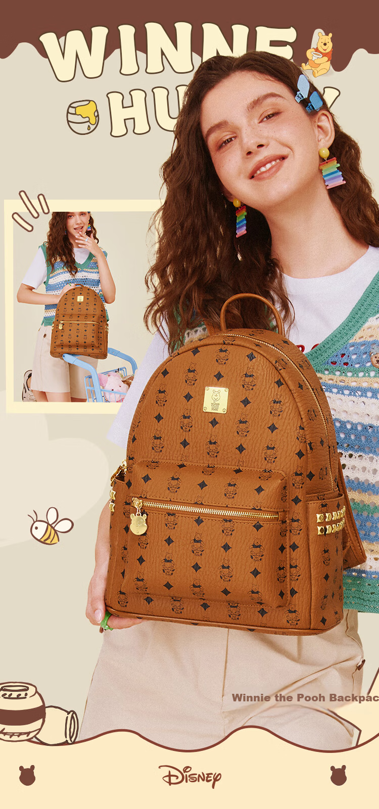 Mascot Disney Women's Backpack Lightweight Luxury New Large Capacity Commuter Birthday Gift Women's Day 1
