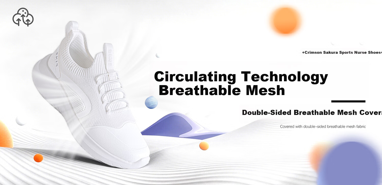Feiying Cushion Nurse Shoes Women Soft Sole Breathable Hollow Anti-Fatigue Medical Work Shoes 2-6816 White Size 40 4