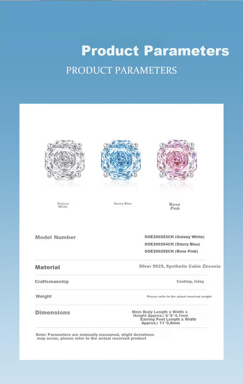 CHOW TAI SENG Rose Nebula S925 Sterling Silver Stud Earrings for Women Luxury Elegant High-End Jewelry Birthday Gift for Girlfriend 11