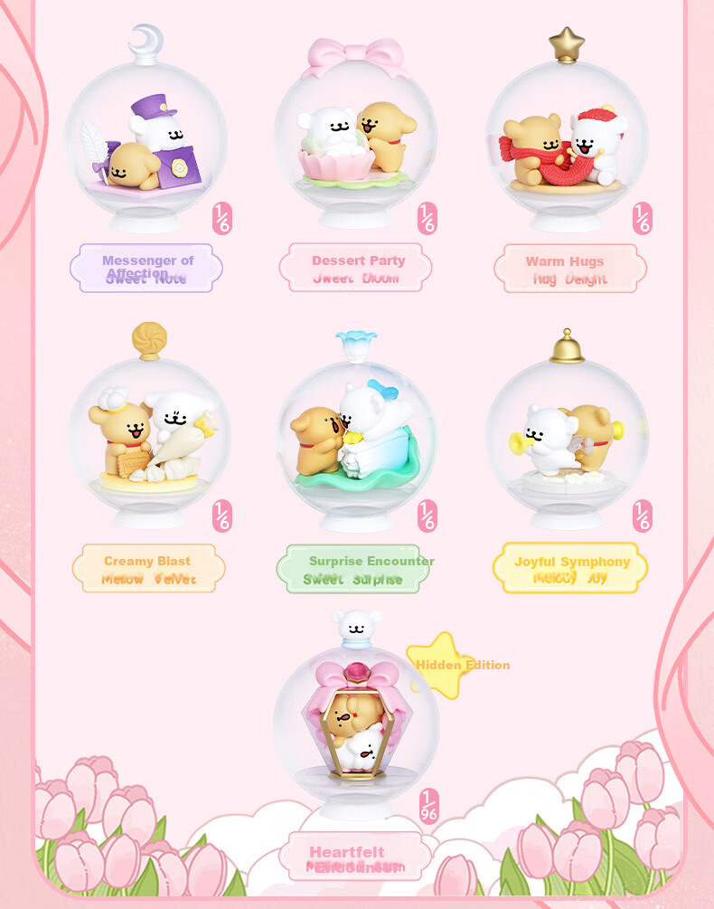 Funism Year of the Horse Gift Funism Line Art Puppy Mini Gift Ornament Collectible Blind Box - Single Piece 4
