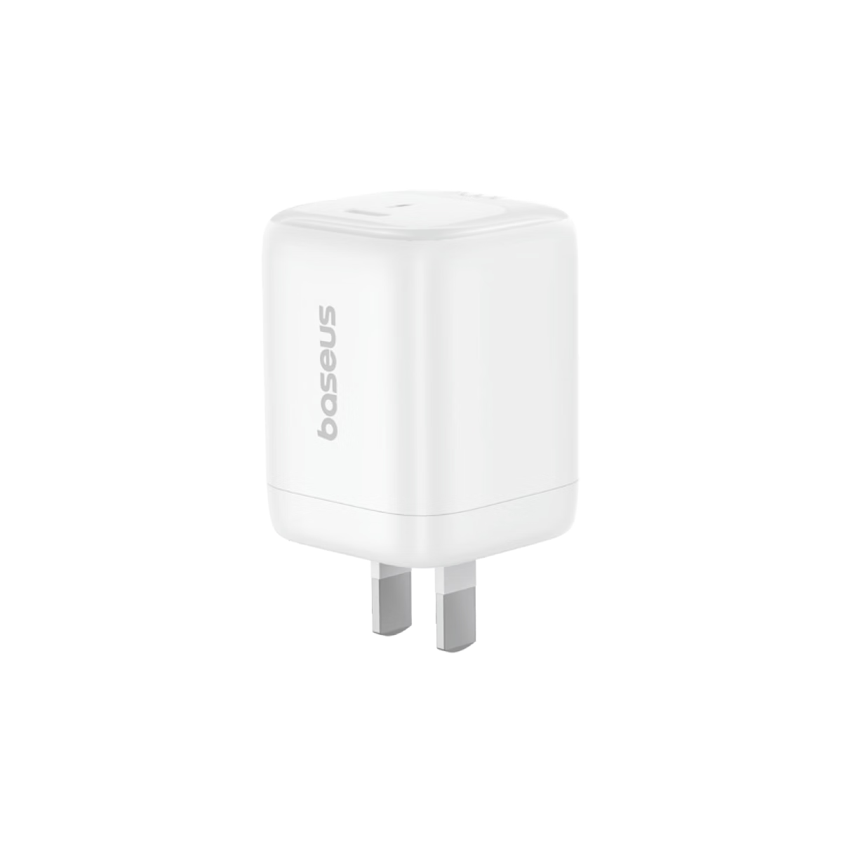 Baseus 100W GaN Charger Foldable Plug Type-C Fast Charger for MacBook Pro Laptop Apple 17 Xiaomi Huawei Honor Phones Tablets White