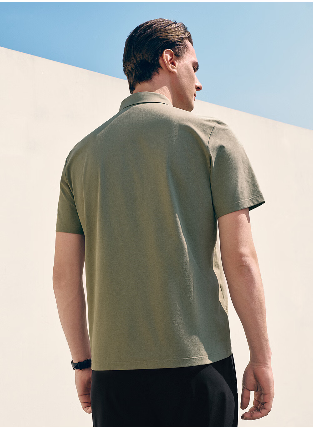 FILA Official Wang Yang Men's Knitted Short Sleeve Polo Shirt 2026 Summer Moisture-Wicking Quick-Dry Comfortable Top 13