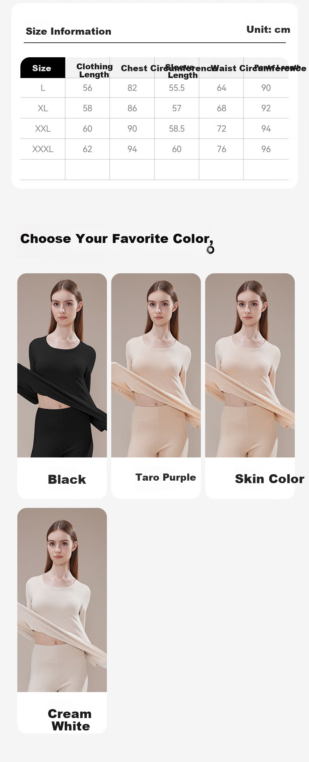 Urban Beauty [Down and Silk] Women's Thermal Underwear Autumn Winter 7A Antibacterial German Velvet Anti-Static Top and Bottom Set 10