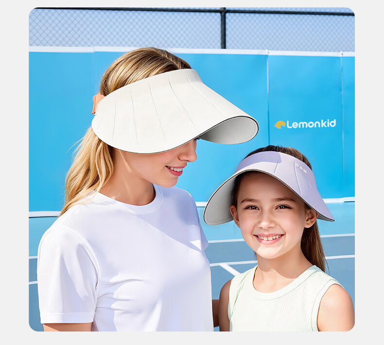 Lemon Baby Kids Sun Protection Hat Unisex Summer UV Protection Open-Top Sun Hat with Wide Brim 30