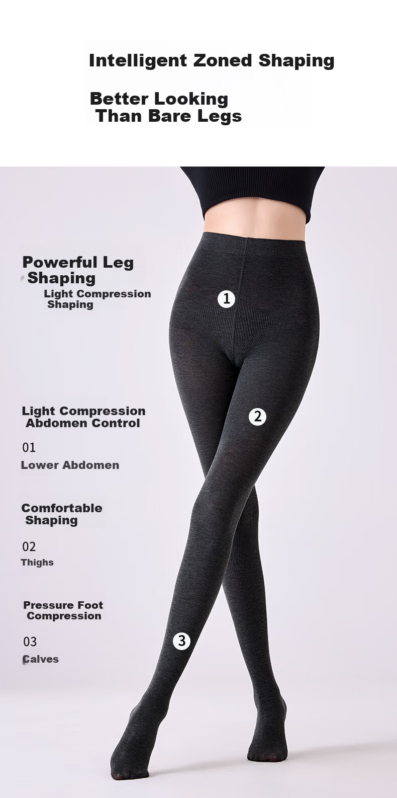 LangSha Women's Thermal Fleece Lined Leggings Autumn Winter Thickened Yoga Pants ZT9630 10