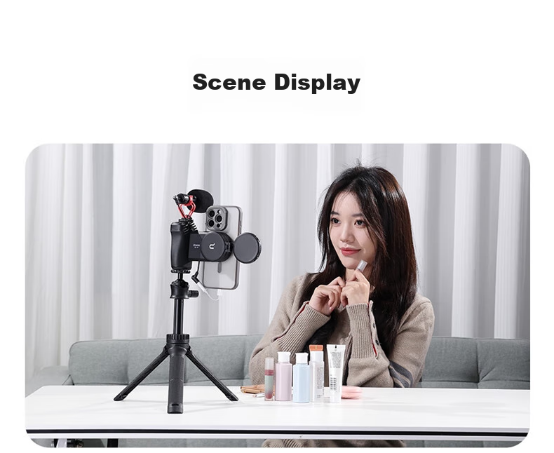 Ulanzi MA35 Magnetic Selfie Light Kit (Black), Bluetooth Remote Control, Handheld Camera Trigger, Selfie Stick, Vlog And Travel Photography Accessory 14