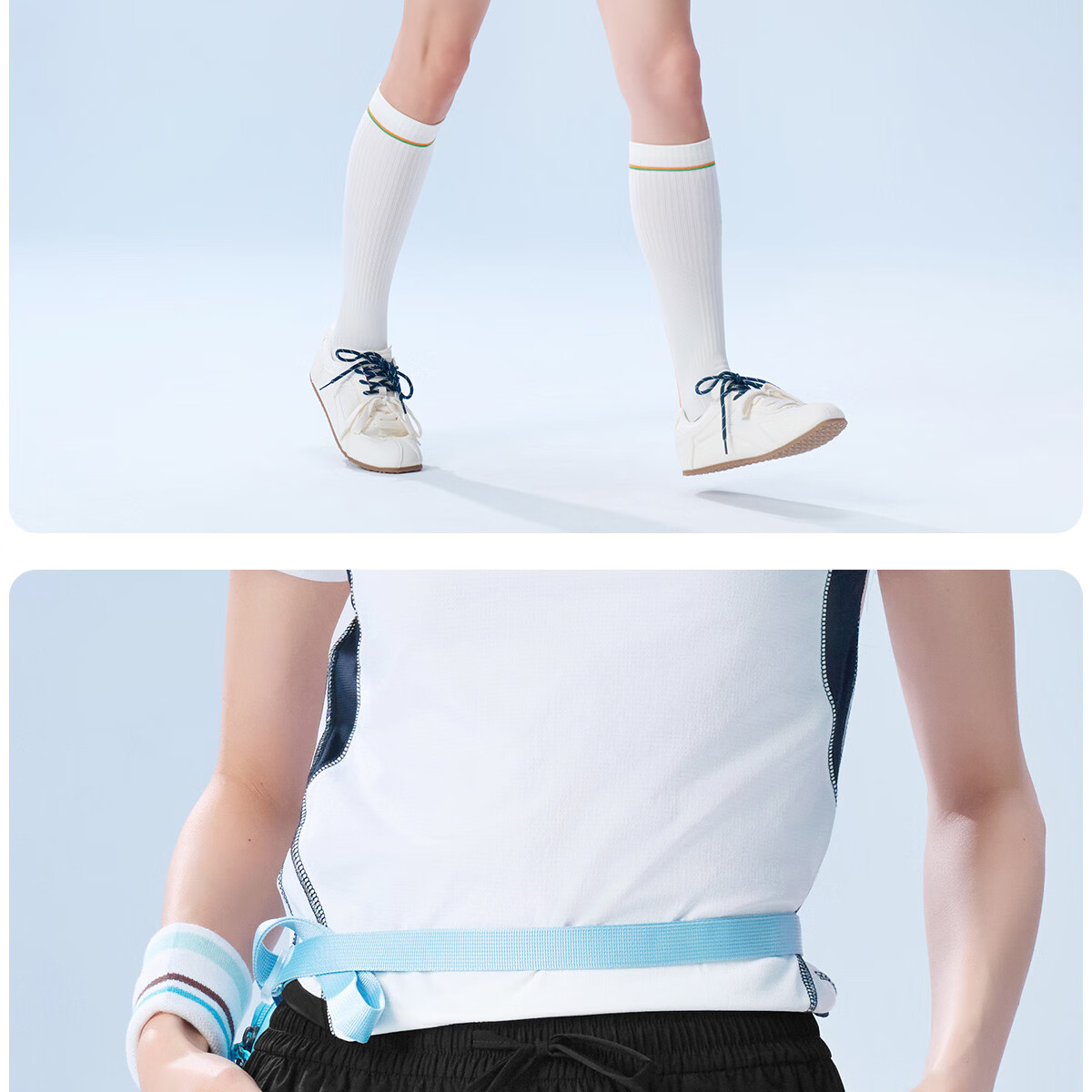 361° Women's Cooling Sports Shorts Summer New Breathable Training Fitness Running Black Casual Knee-Length Pants 24