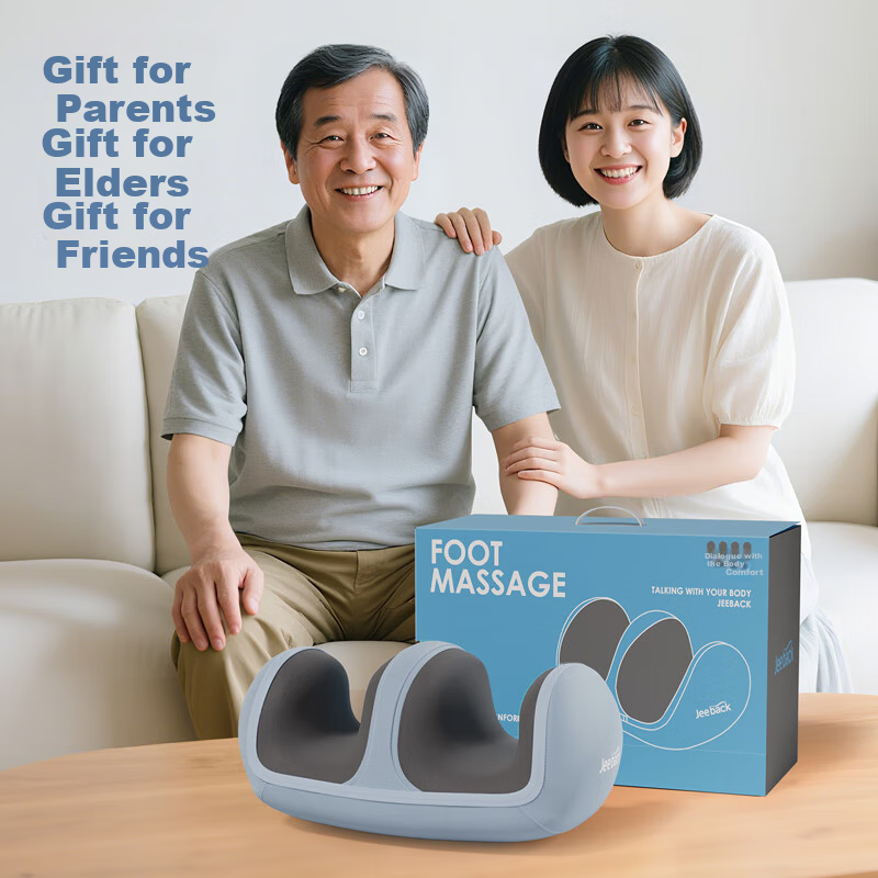 Jeeback Spine Comfort Leg Massager Calf Massager Kneading Heat Foot Therapy Machine Practical Birthday Gift for Parents Elders Boyfriend Girlfriend Students Back to School Season