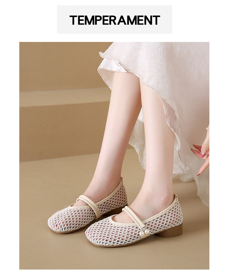 Cartelo Crocodile Women's Summer New Hollow Breathable Casual Shoes Open Toe Soft Sole Slip-On Sandals 1841 Beige Size 37 10