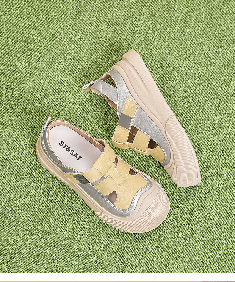 Saturday Casual Women's Sandals 2026 New Summer Thick Sole Height Increasing Lightweight Breathable Sports Sandals for Skirts 17