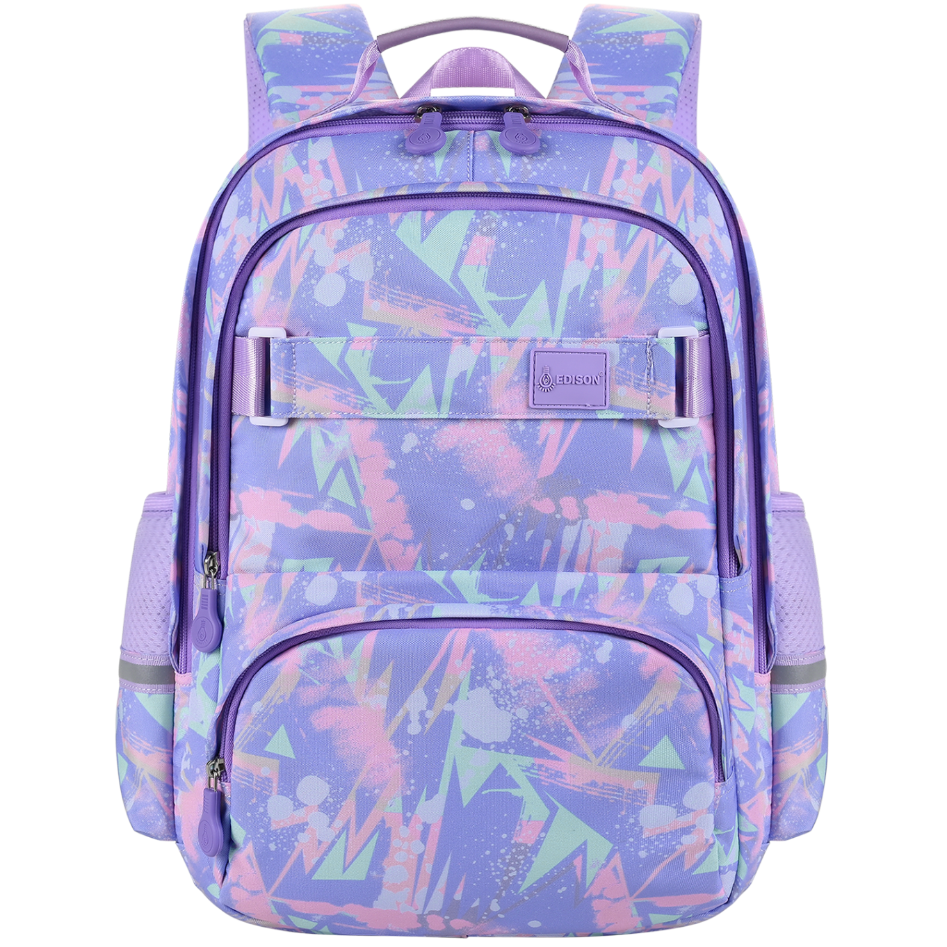 Edison Primary School Girls Backpack Spine Protection Load Reduction Anti-Drop Large Capacity Reflective Bag L39-3