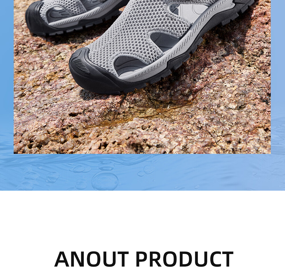 CAMEL Summer Open-Toe Breathable Outdoor Sports Casual Beach Hiking Sandals G16M307030 Gray Size 41 21