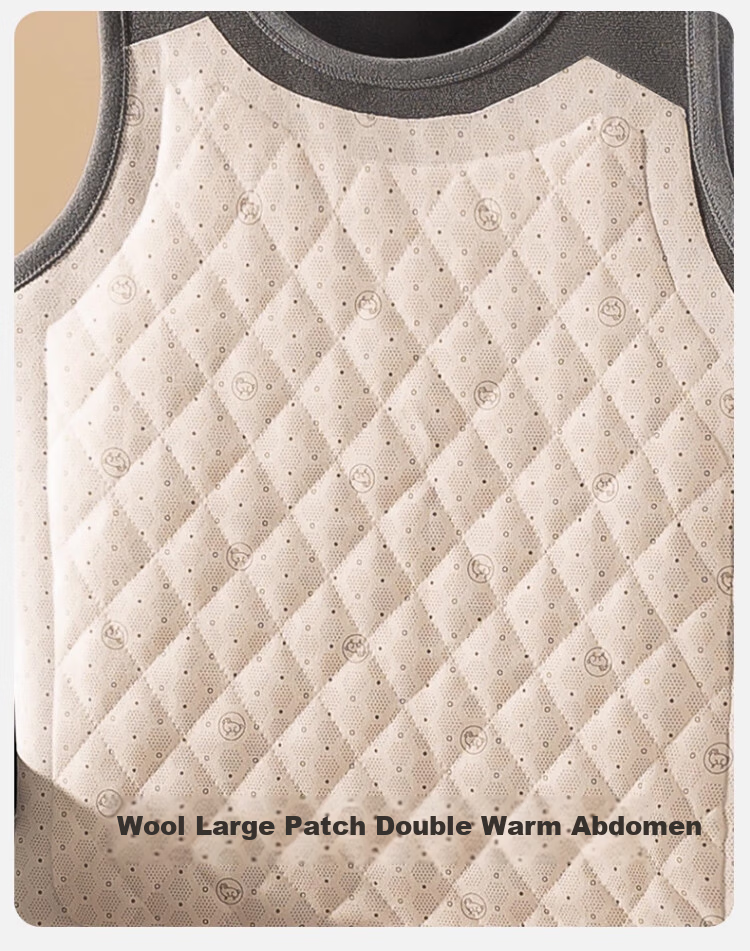 Caiyue Women's Thermal Vest Graphene Thickened Wool Patch Innerwear Autumn Winter Cold-Resistant Heating Vest Base Layer Shirt 12