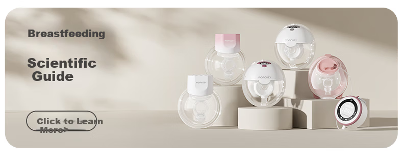 Momcozy M5 Double Electric Breast Pump Hands-Free Silent Wearable Automatic Milk Collector Bionic Suction 24