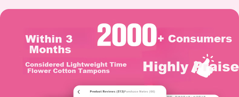 Light Time Tampons Super Absorbency 30pcs Long Applicator Swimming Internal Menstrual Sticks Sanitary Pads JD Self-operated 16