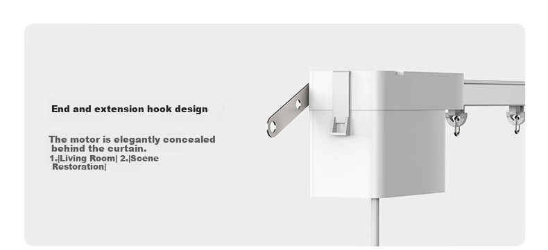 Mijia Hidden Smart Curtain Xiaomi Smart Electric Curtain Voice Control Smart Home Integration 23
