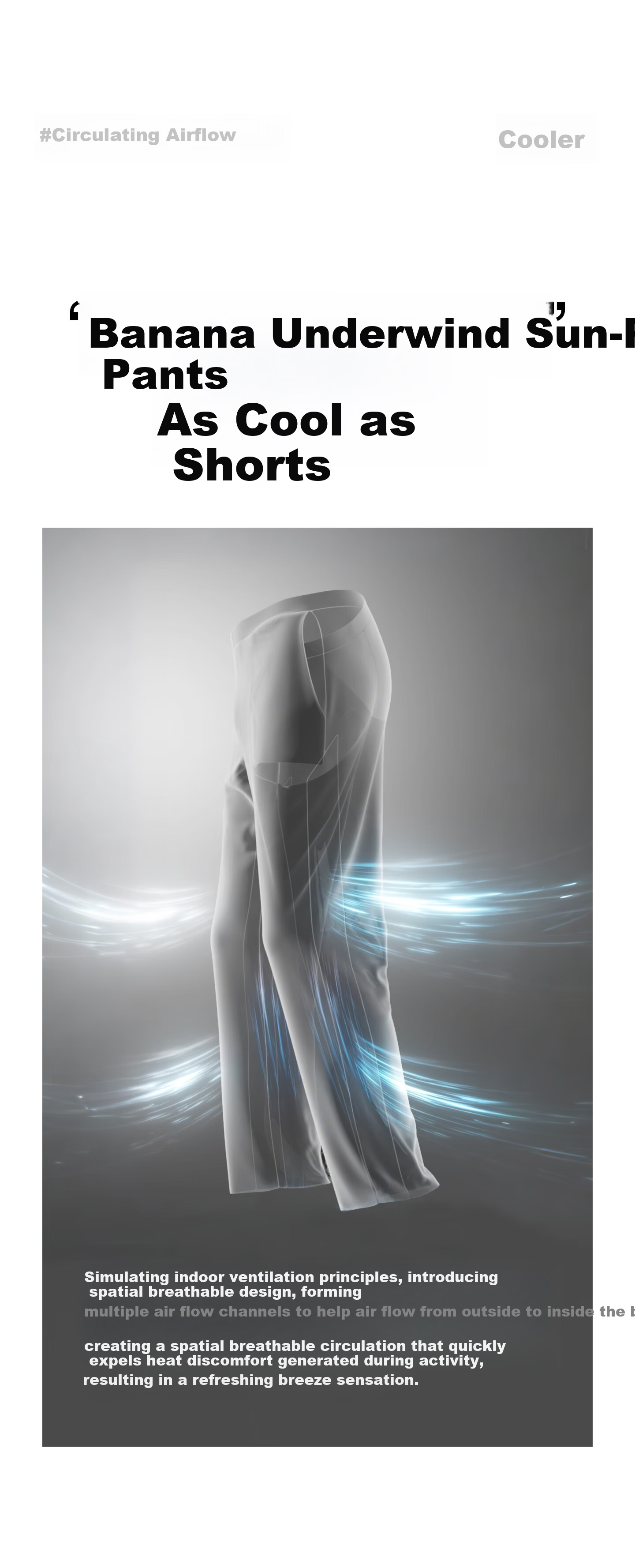 Beneunder Women's Flared Sun Protection Cooling Pants Spring Summer Ice Silk High Elastic Slimming Shaping Versatile AS012 5