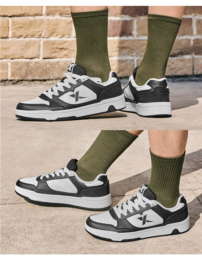 Xtep Liubai Men's Sports Sneakers Casual Breathable Lightweight Soft Elastic White Shoes for Spring and Summer 10