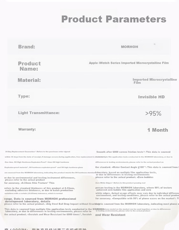 Mohou [2-Pack] Screen Protector for Apple Watch S11/S10, Full Coverage, Automatic Positioning, Anti-Scratch, Anti-Fingerprint, HD Hydrogel Film for Apple Watch 42MM 11