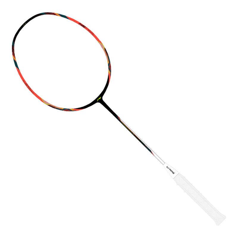 Li-Ning Badminton Racket, Zhanji Xiaoma Da, Full Carbon Fiber, Fluorescent Fruit Pink, 5U Unstrung Racket, AYPU075-5